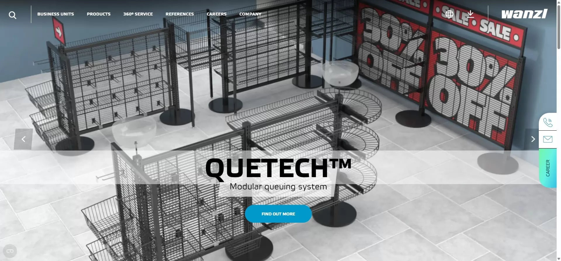 Wanzl Retail Self Checkout and Smart Kiosks in Germany